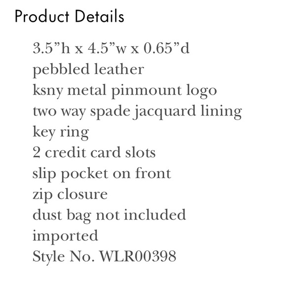 Kate Spade wallet/keychain • NWT - Picture 6 of 6